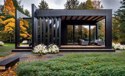 Модульный дом Smart Cube Design 83м2 black